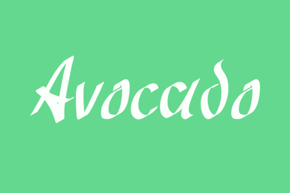 Avocado: The Handwritten Font for Modern Makers