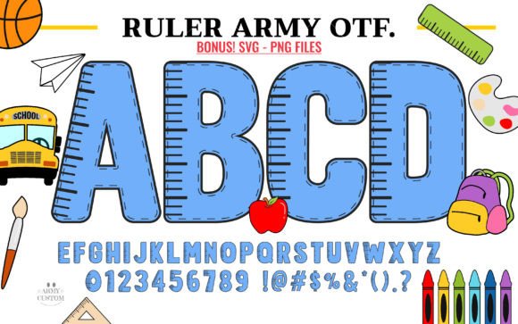 Command Attention with the Ruler Army Alphabet