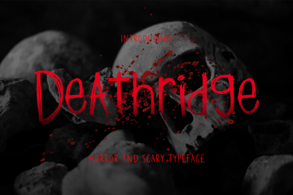 Deathridge: Crafting a Horror Identity with This Typeface