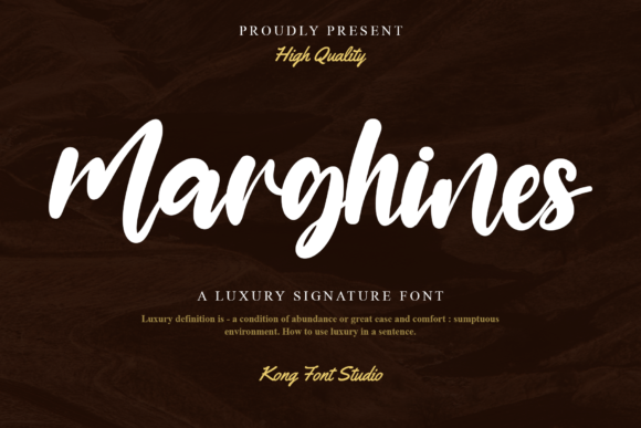 Discover Marghines: A Modern Handwritten Script Font for Creatives
