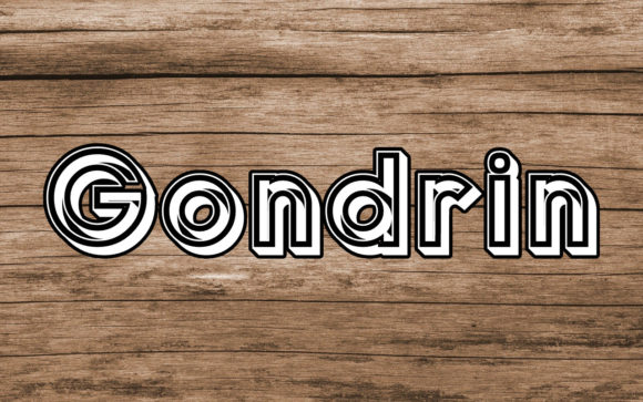 Gondrin: A Futuristic Serif for Striking Visual Statements