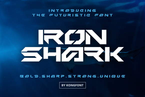 Iron Shark: The Bold Display Font for Modern Design