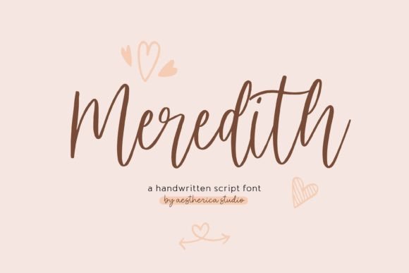 Meredith: The Handwritten Script for Natural Branding