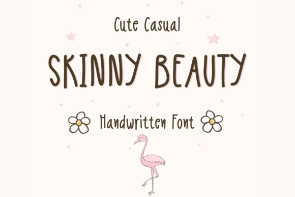 Skinny Beauty Handwritten: A Font That Whispers Class