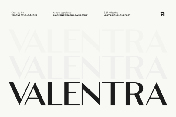 Valentra: A Typeface for Modern Clarity